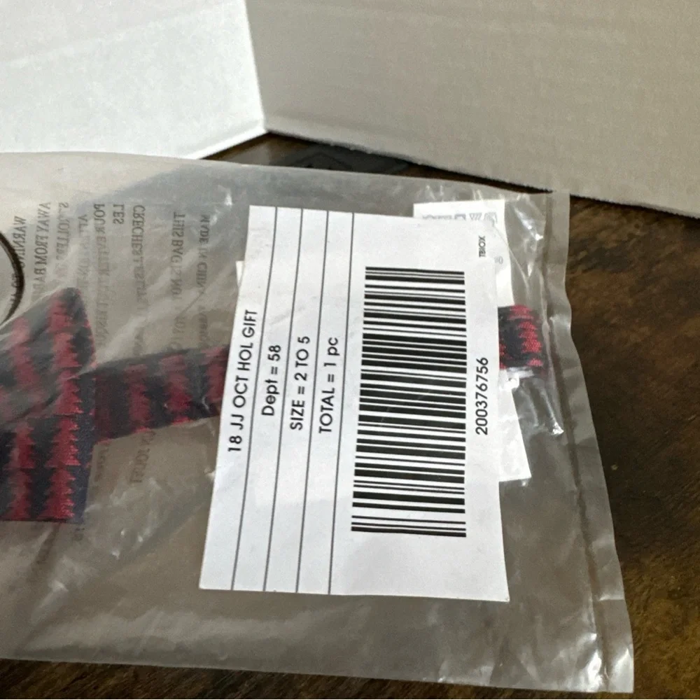 NWT Janie and Jack SPECIAL OCCASION Blue Red Christmas Bow Tie Size 2 to 5
